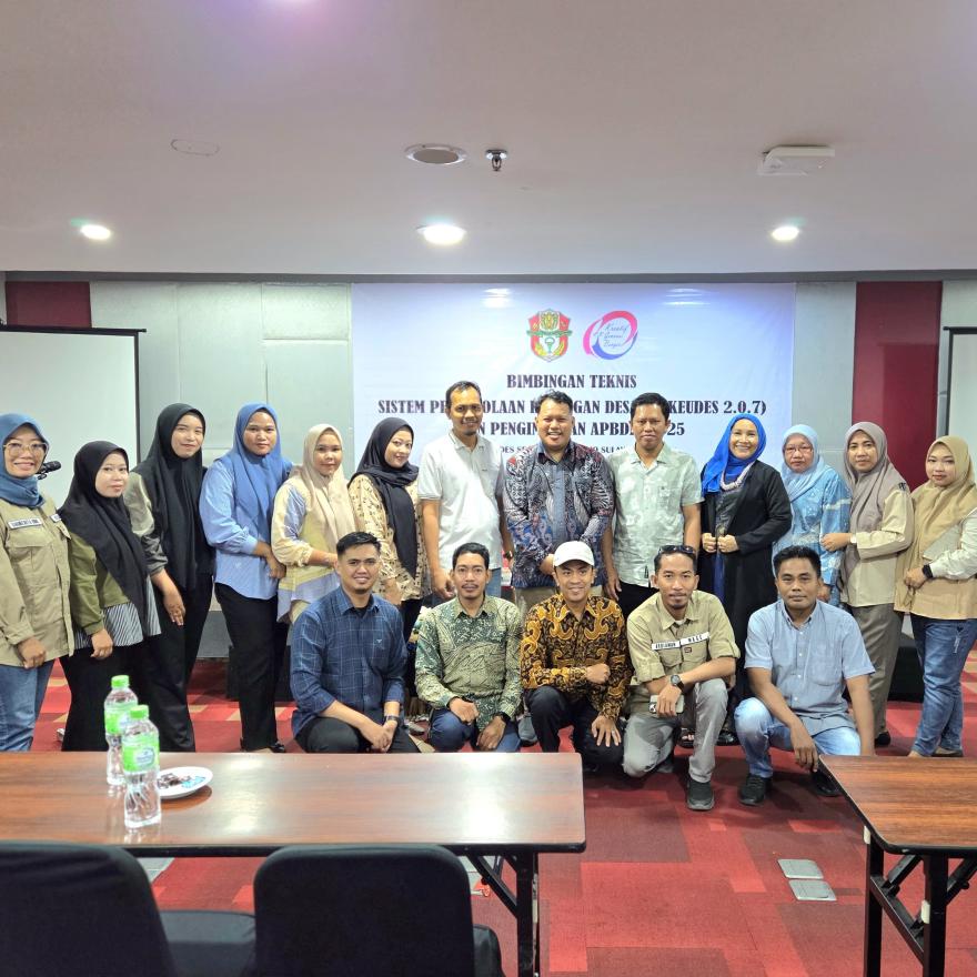 Sekdes dan Kaur Keuangan Mengikuti Bimtek Aplikasi Siskeudes Versi 2.0.7 di Makassar